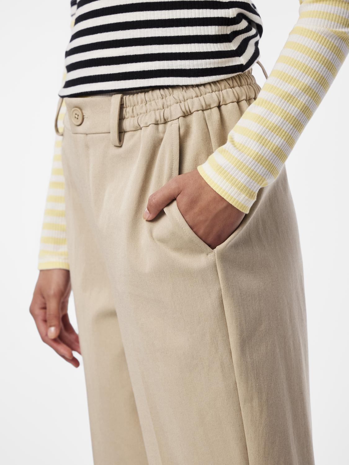 PCCAMIL Pants - White Pepper